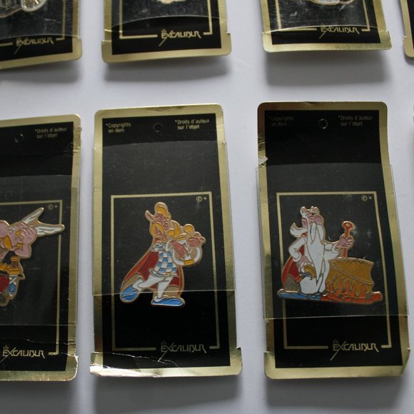 Excalibur Vintage Tintin, Astérix et Obélix and Lucky Luke Enamel Pin - Picture 7 of 16